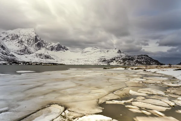 Flakstadoya - Lofoten Adaları, Norveç — Stok fotoğraf
