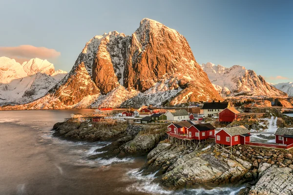 Хамной - остров Лофлин, Норвегия — стоковое фото