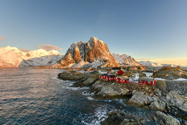 Hamnoy - lofoten island, norwegen — Stockfoto