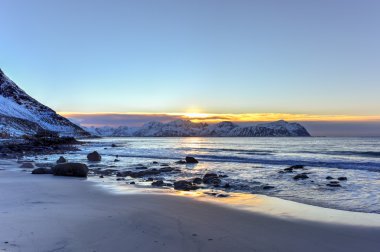 Vikten Beach - Lofoten Beach, Norveç