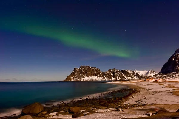 Utakleiv beach, Lofoten Adaları, Norveç — Stok fotoğraf