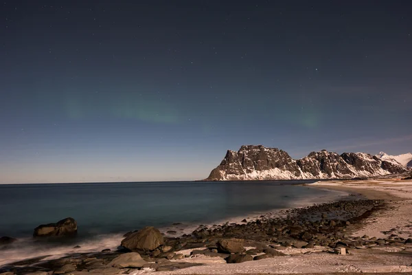 Utakleiv beach, Lofoten Adaları, Norveç — Stok fotoğraf