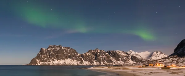 Utakleiv beach, Lofoten Adaları, Norveç — Stok fotoğraf