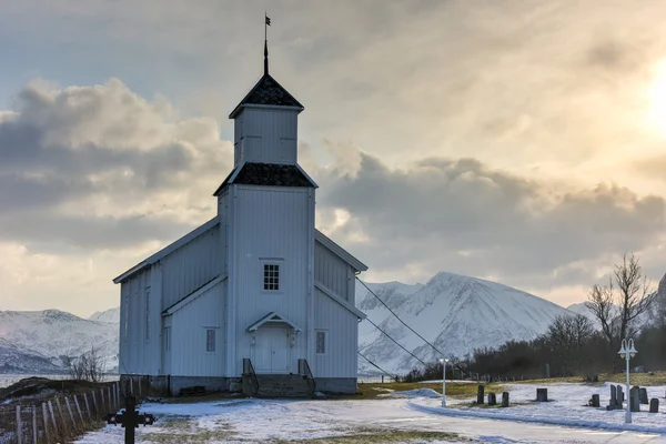 Iglesia de Gimsoy - Noruega — Foto de Stock