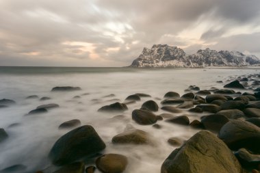 Utakleiv beach, Lofoten Adaları, Norveç