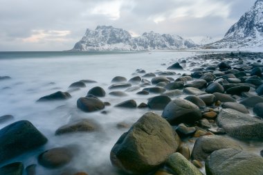Utakleiv beach, Lofoten Adaları, Norveç