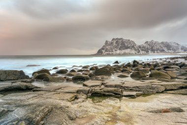 Utakleiv beach, Lofoten Adaları, Norveç