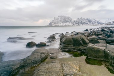 Utakleiv beach, Lofoten Adaları, Norveç