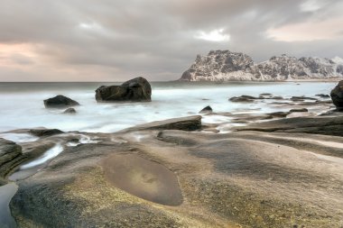 Utakleiv beach, Lofoten Adaları, Norveç