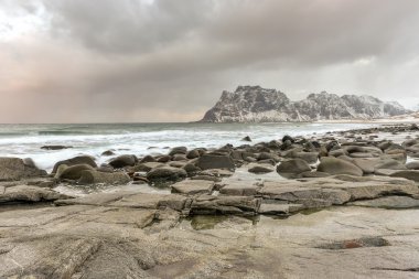 Utakleiv beach, Lofoten Adaları, Norveç