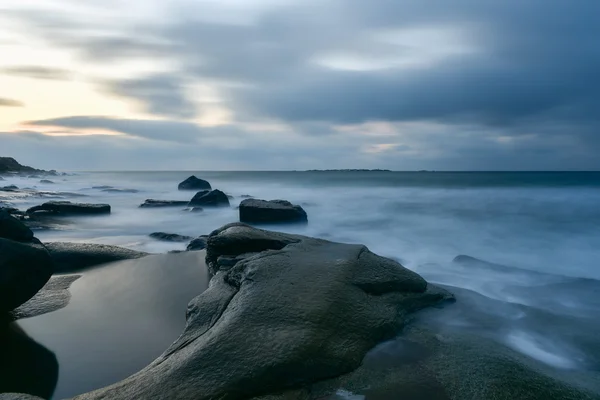 Utakleiv Beach, Lofoten Islands, Norway — Stock Photo, Image