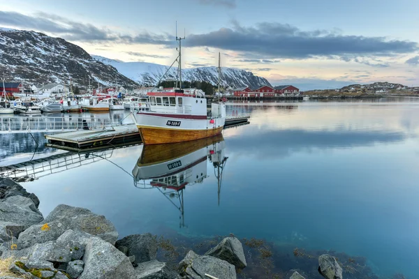 Fredvang - ノルウェーのロフォーテン諸島 — ストック写真