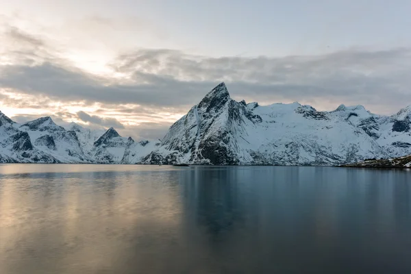 Hamnoy-罗弗敦岛挪威 — 图库照片