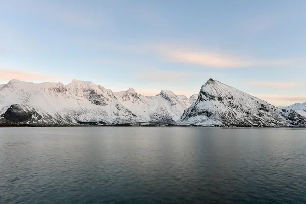 Fredvang broar - Lofoten öarna, Norge — Stockfoto