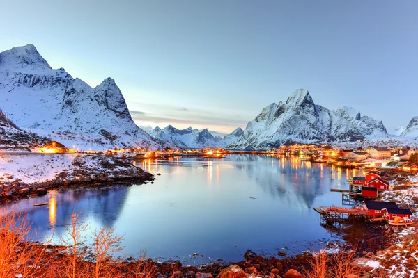 Reine, Lofotens öar, Norge — Stockfoto