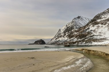 Haukland Beach - Lofoten Adaları, Norveç
