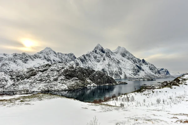 Maervoll, Vestvagoy - Isole Lofoten, Norvegia — Foto Stock