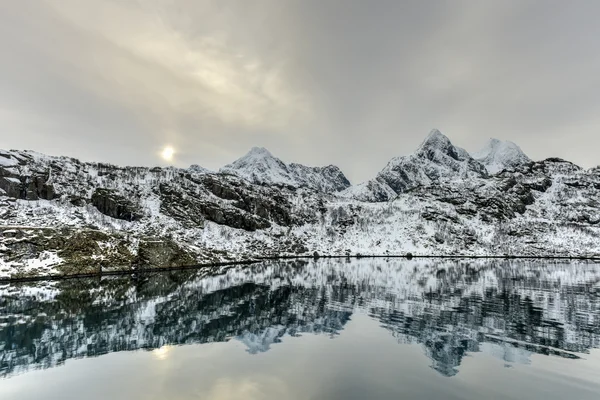 Maervoll, Vestvagoy - Lofoten ostrovy, Norsko — Stock fotografie