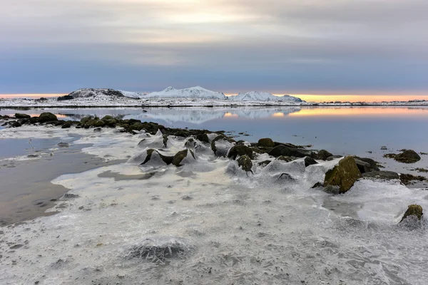 Vagspollen, erhabene Inseln, Norwegen — Stockfoto