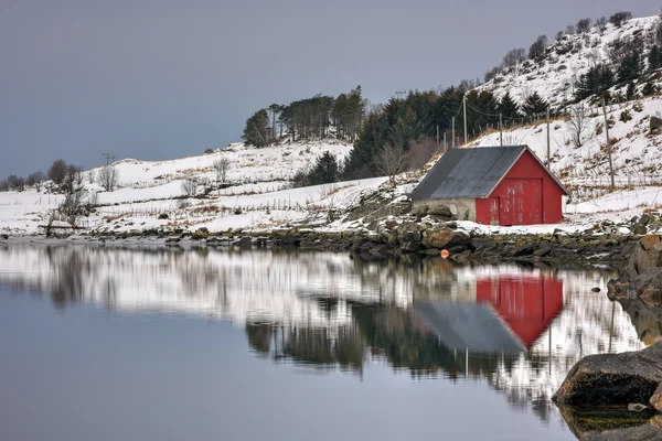 Vagspollen, Lofoten Adaları, Norveç — Stok fotoğraf