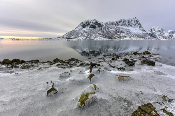 Vagspollen、ノルウェーのロフォーテン諸島 — ストック写真