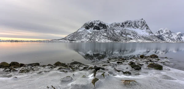 Vagspollen, Lofoty, Norwegia — Zdjęcie stockowe