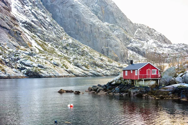 Nusfjord，罗弗敦群岛挪威 — 图库照片