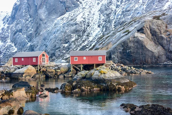 Nusfjord，罗弗敦群岛挪威 — 图库照片