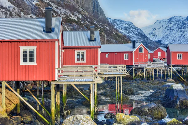 Nusfjord, Lofoten Adaları, Norveç — Stok fotoğraf