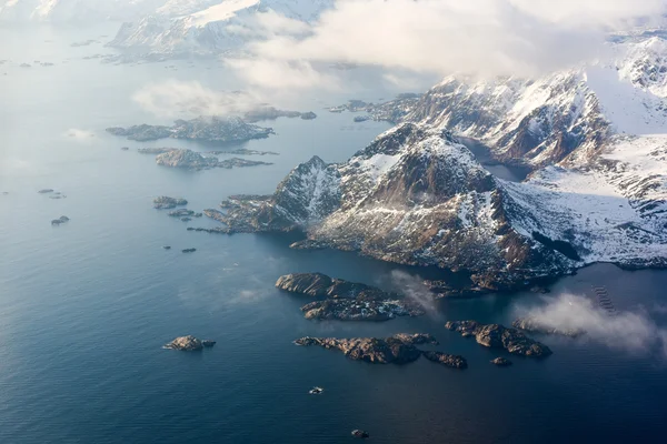 Aerial View Lofoten Islands, Norway — Stock Photo, Image