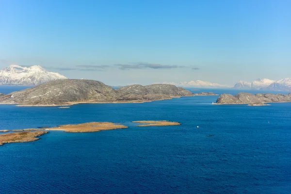 Vista aérea - Islas Lofoten, Noruega — Foto de Stock