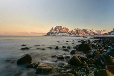 Utakleiv beach, Lofoten Adaları, Norveç