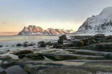 Utakleiv beach, Lofoten Adaları, Norveç