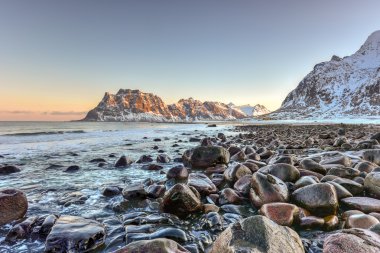 Utakleiv beach, Lofoten Adaları, Norveç