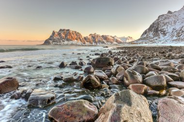 Utakleiv beach, Lofoten Adaları, Norveç