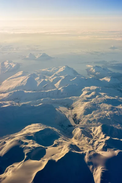 Vista aérea - Fiordos de Noruega — Foto de Stock