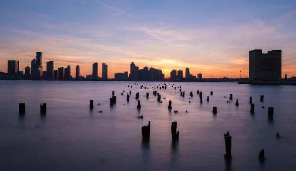 Linha do horizonte de Nova Jersey — Fotografia de Stock