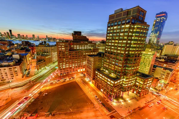 Skyline van Downtown nyc — Stockfoto
