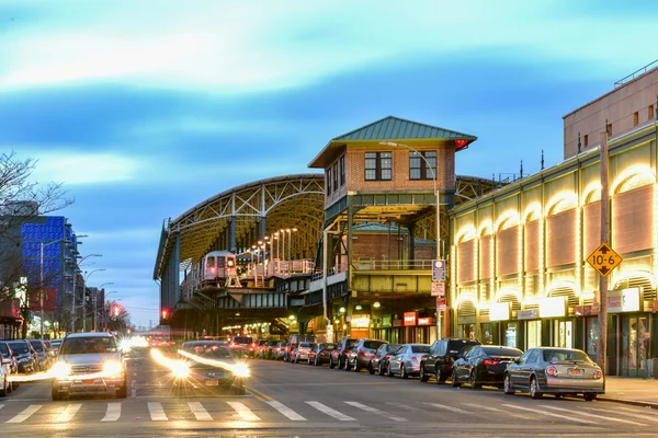 U-Bahn-Station Coney Island — Stockfoto