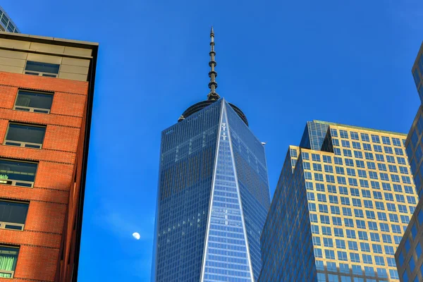 World Trade Center de Battery Park — Fotografia de Stock