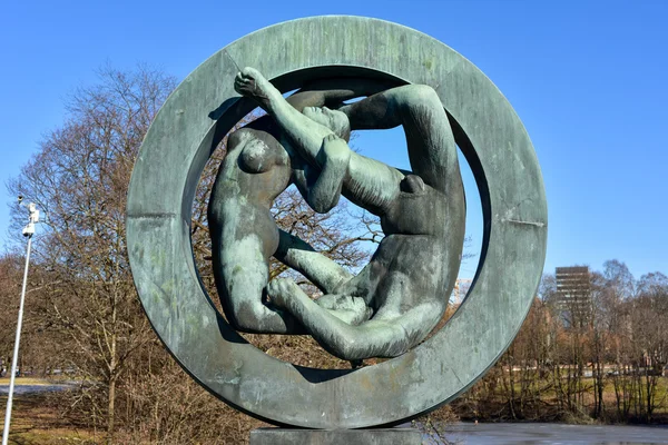 Vigelandský sochařský park — Stock fotografie