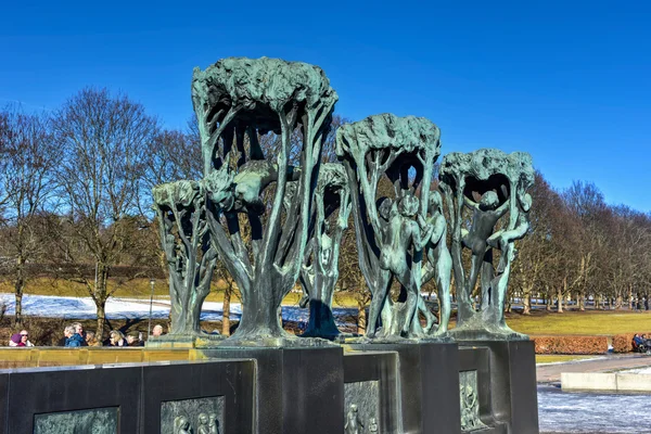 Vigeland Heykel Parkı — Stok fotoğraf