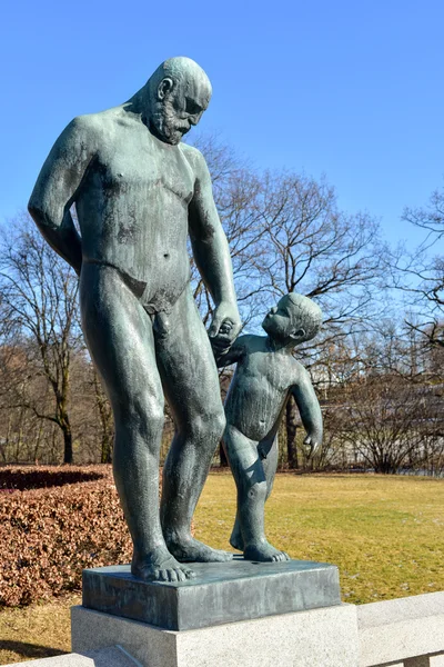 Vigelandský sochařský park — Stock fotografie