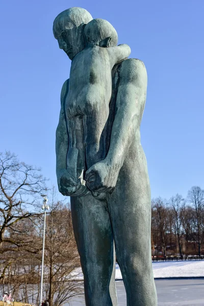 维格兰雕塑公园 — 图库照片