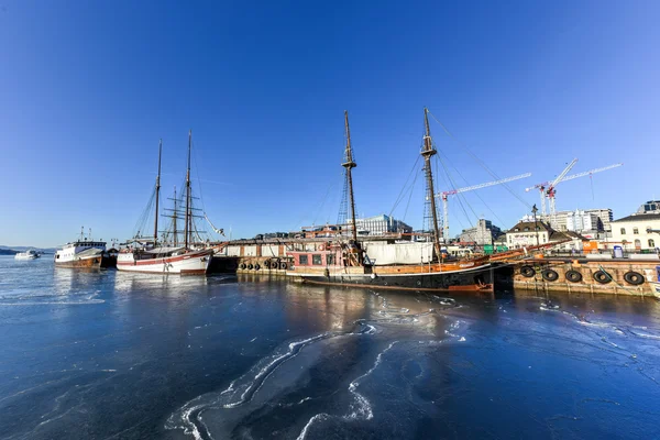 Pipervika neighborhood - Oslo, Norway — Stock Photo, Image