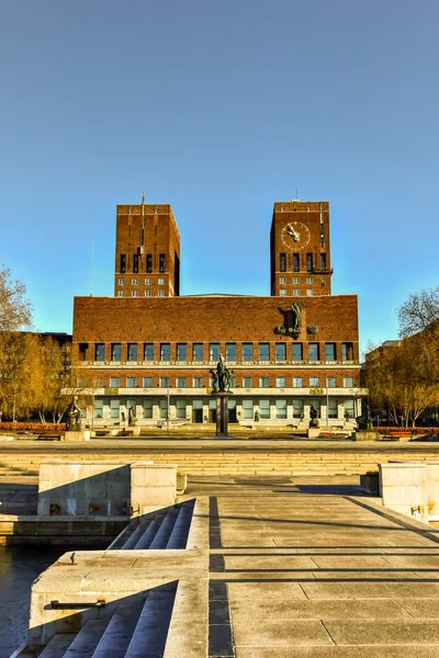 Oslo City Hall - Norveç — Stok fotoğraf