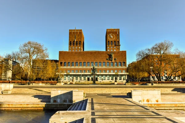 Câmara Municipal de Oslo - Noruega — Fotografia de Stock
