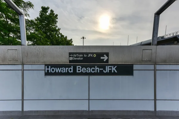 Howard Beach-Jfk Station - Nyc tunnelbana — Stockfoto