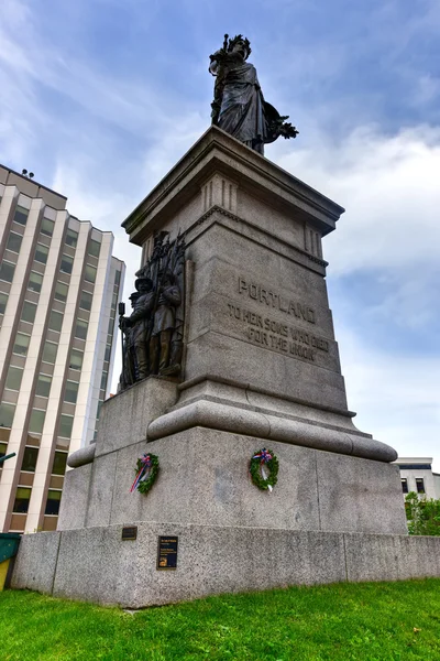 Portland Monumento a Soldados e Marinheiros - Maine — Fotografia de Stock