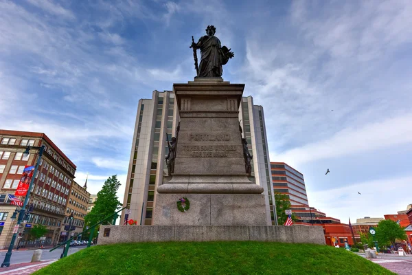 Portland Soldiers and Sailors Monument - Maine — Stock Photo, Image
